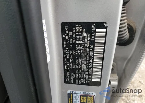 2020 Hyundai Tucson Limited from USA, damaged, VIN KM8J3CA46LU084316